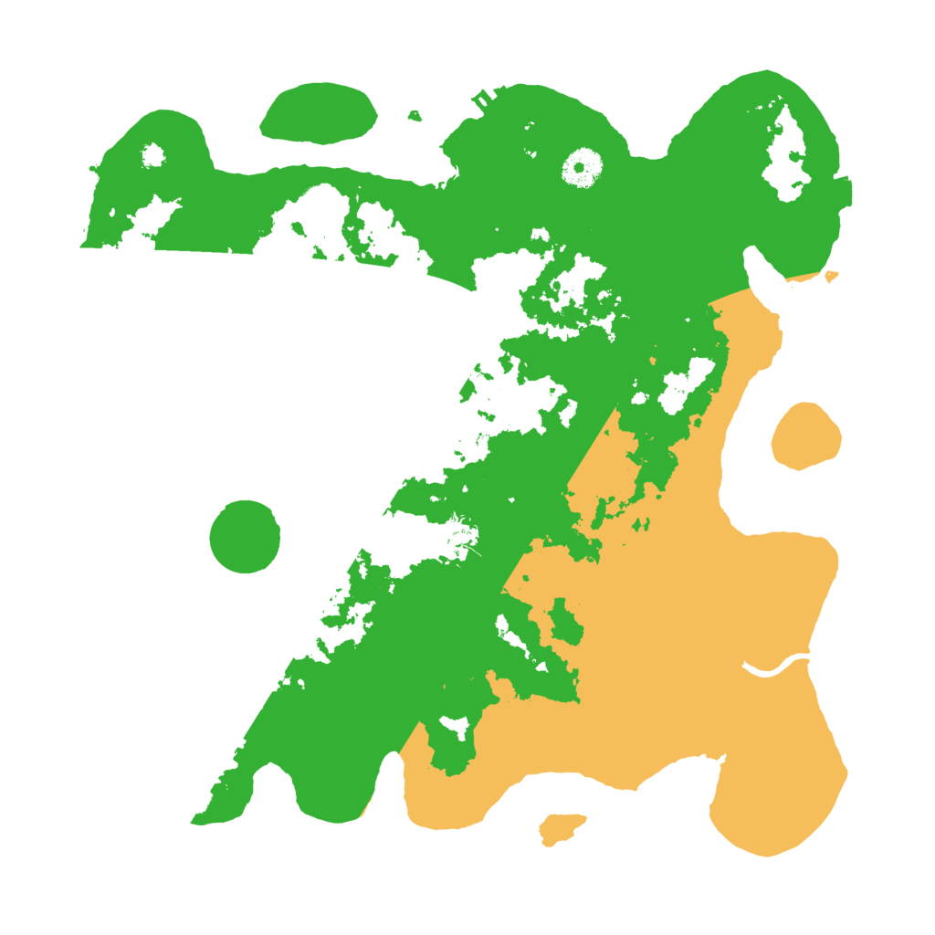 Biome Rust Map: Procedural Map, Size: 3600, Seed: 80424293