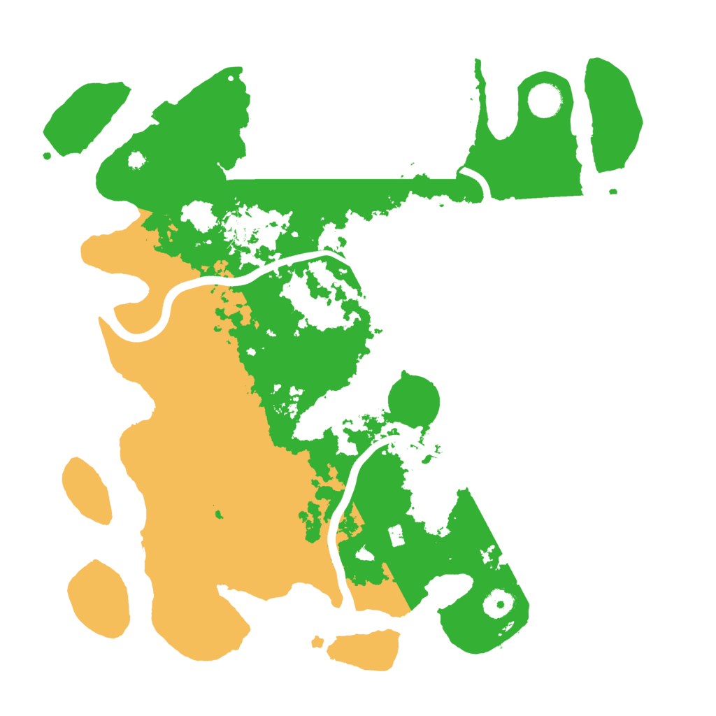 Biome Rust Map: Procedural Map, Size: 3750, Seed: 1175993