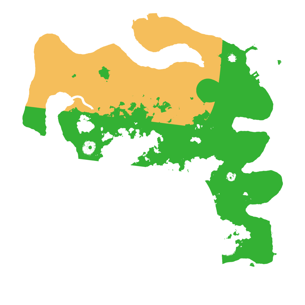 Biome Rust Map: Procedural Map, Size: 3450, Seed: 96015111
