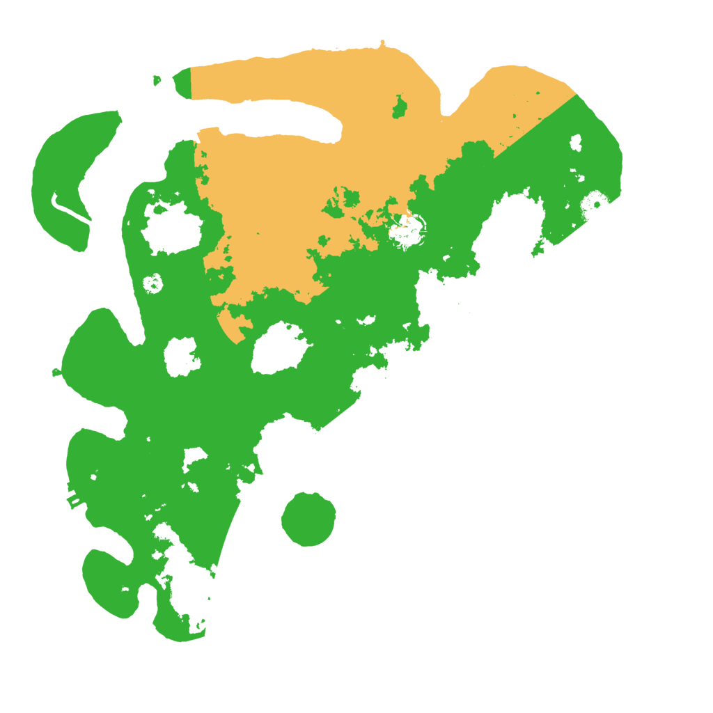 Biome Rust Map: Procedural Map, Size: 3700, Seed: 95855515