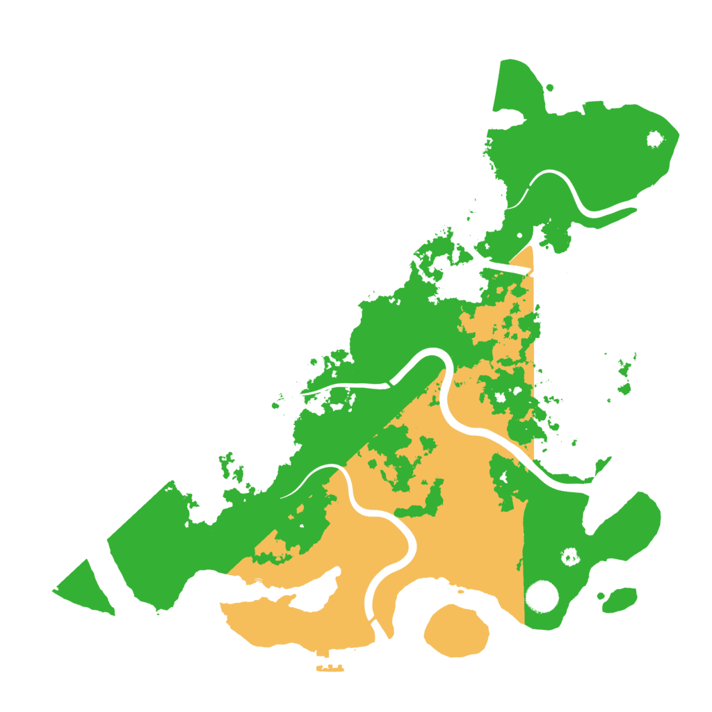 Biome Rust Map: Procedural Map, Size: 3950, Seed: 30670312
