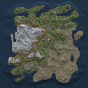 Thumbnail Rust Map: Procedural Map, Size: 4000, Seed: 170969017, 19 Monuments