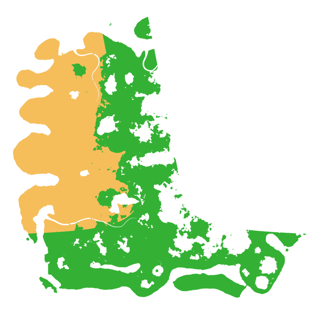 Biome Rust Map: Procedural Map, Size: 4500, Seed: 1980219252