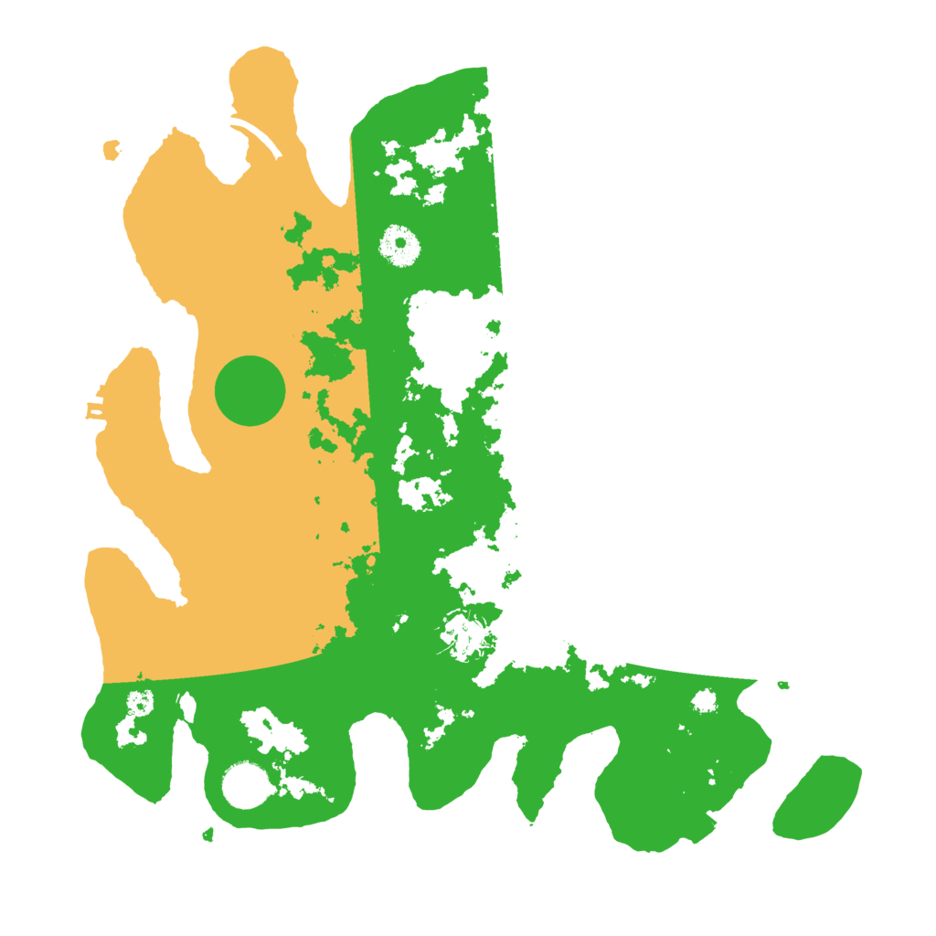 Biome Rust Map: Procedural Map, Size: 3500, Seed: 3420917