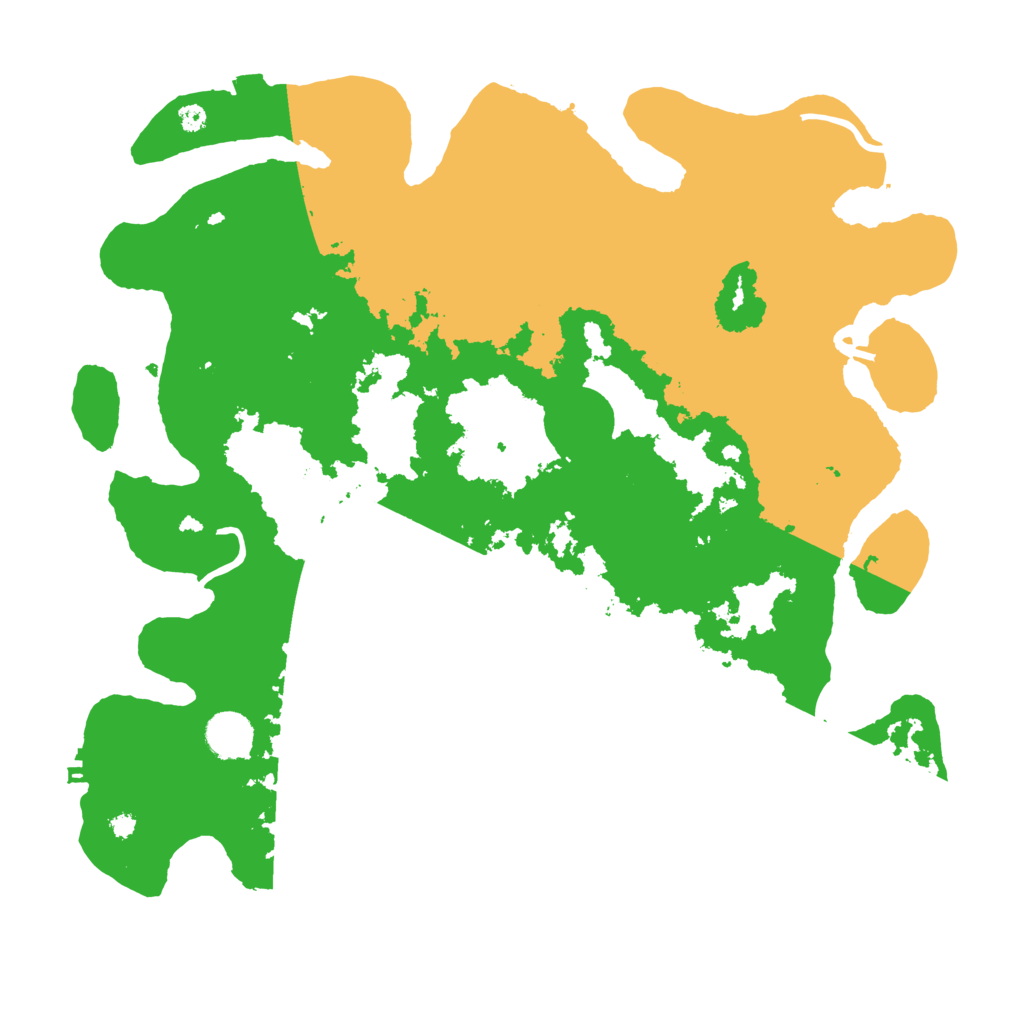 Biome Rust Map: Procedural Map, Size: 3850, Seed: 43282548