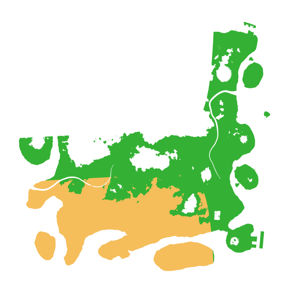 Biome Rust Map: Procedural Map, Size: 3450, Seed: 77593450