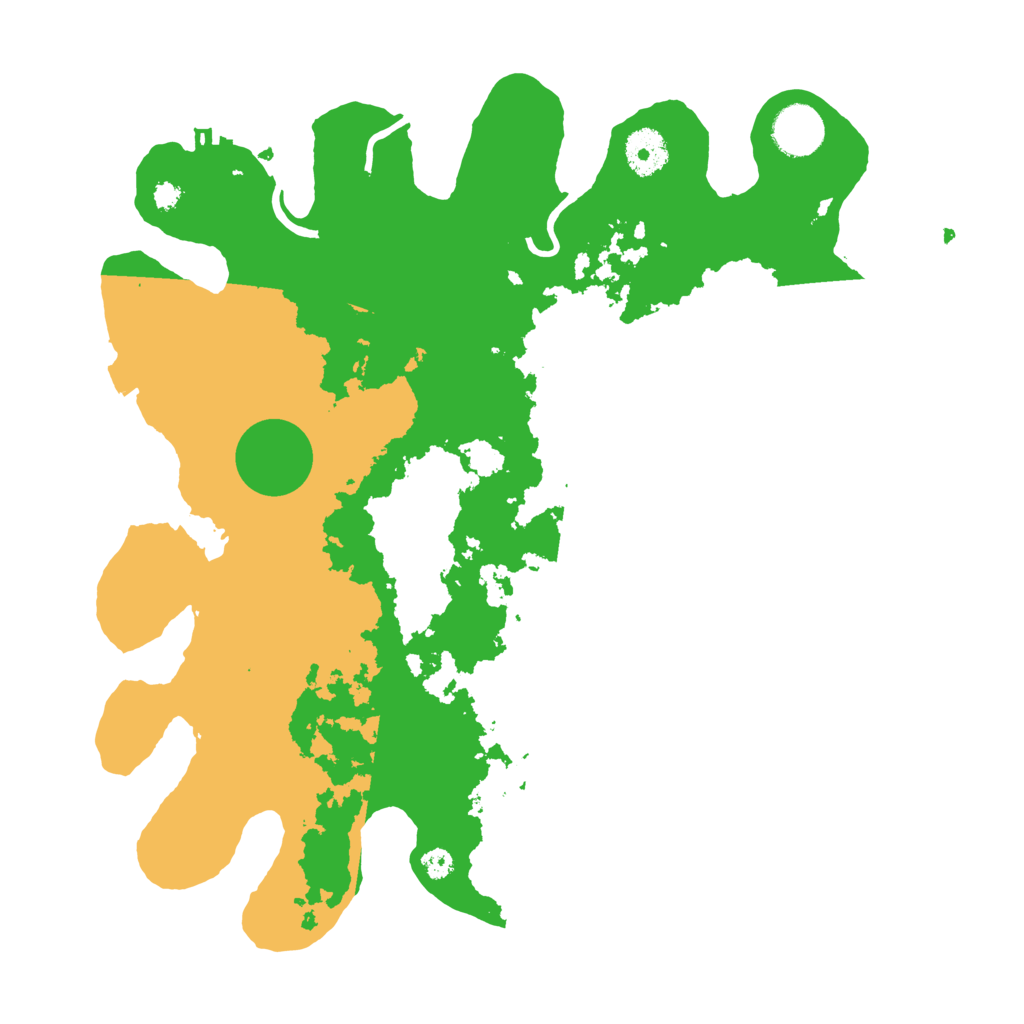 Biome Rust Map: Procedural Map, Size: 3500, Seed: 181852267