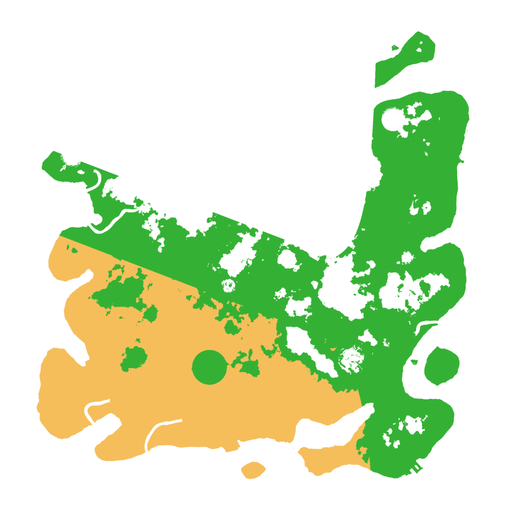 Biome Rust Map: Procedural Map, Size: 3900, Seed: 48860325