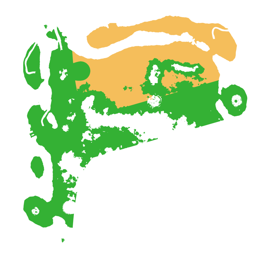 Biome Rust Map: Procedural Map, Size: 3650, Seed: 60154198