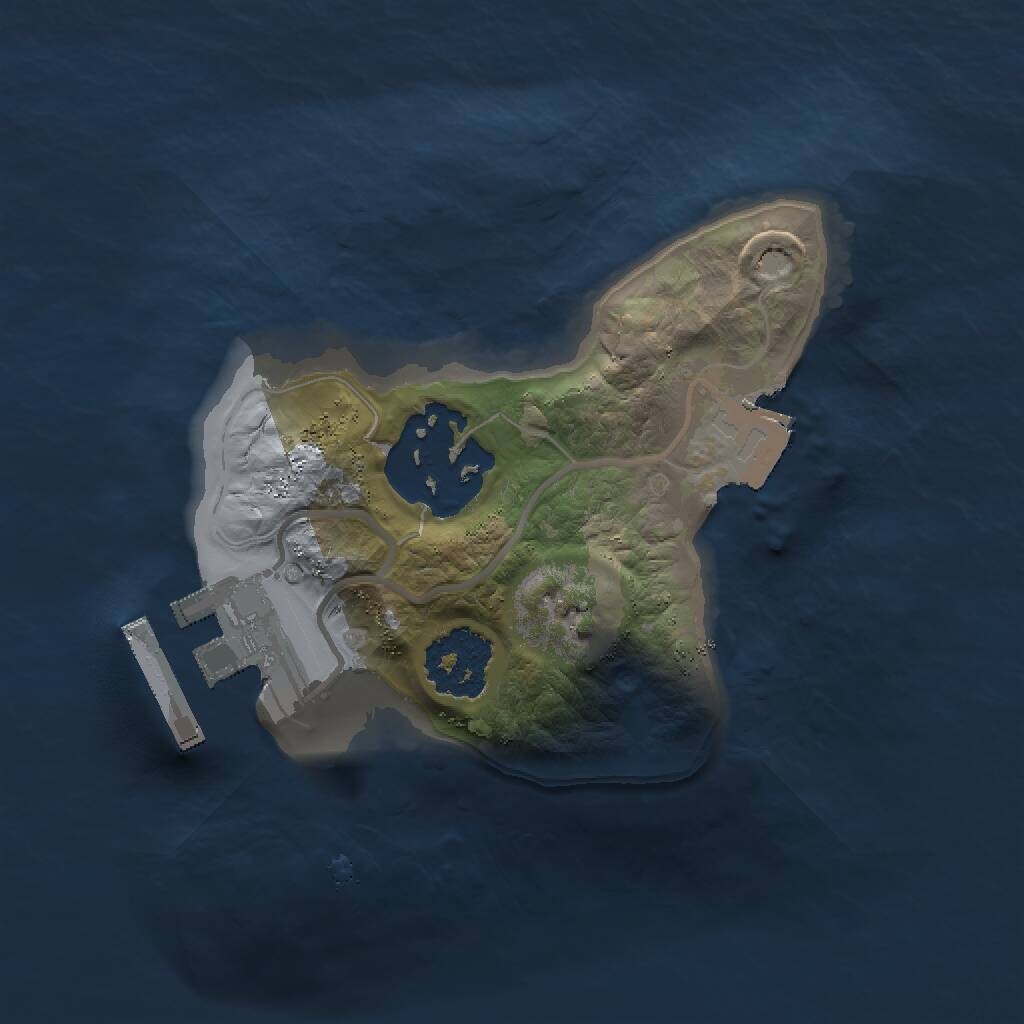 Rust Map: Procedural Map, Size: 1500, Seed: 839148759, 3 Monuments