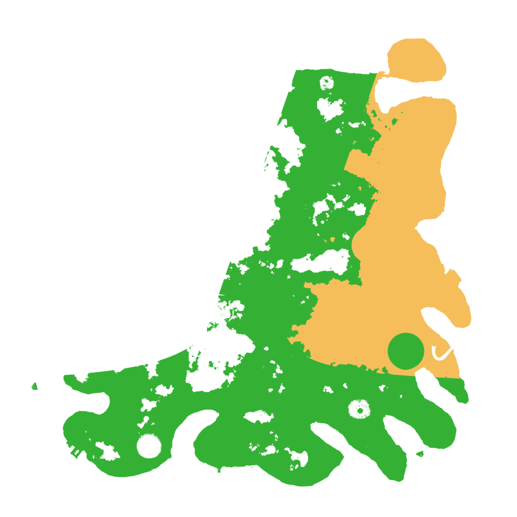 Biome Rust Map: Procedural Map, Size: 3750, Seed: 14533843