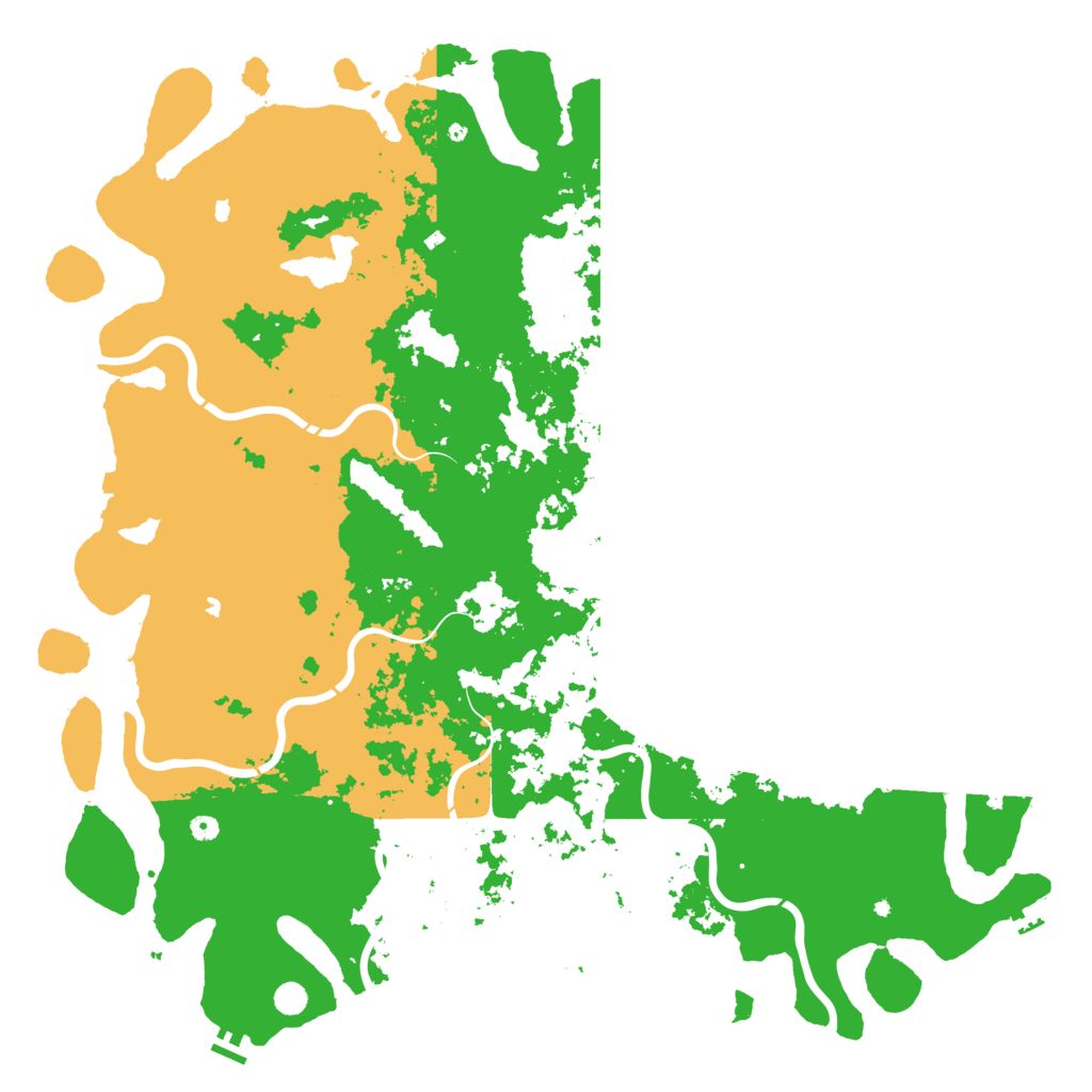 Biome Rust Map: Procedural Map, Size: 6000, Seed: 1702