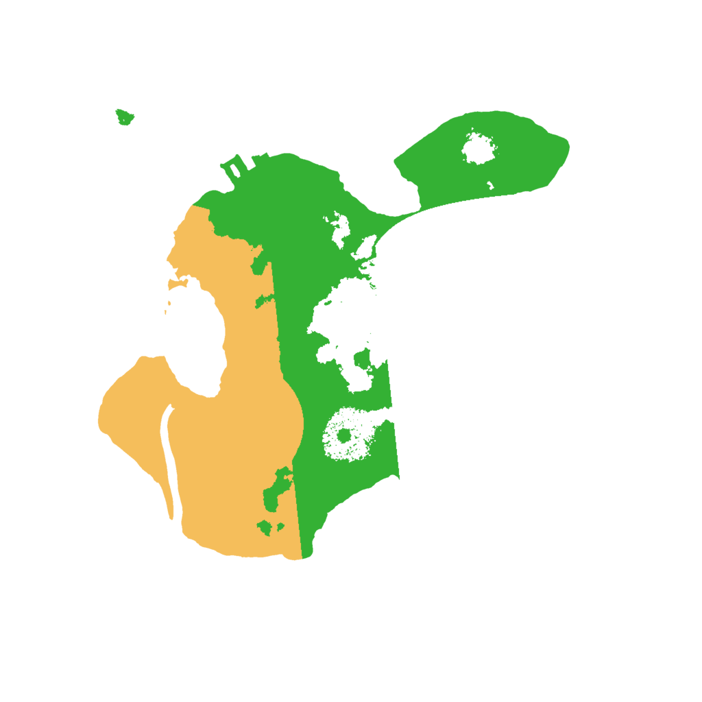 Biome Rust Map: Procedural Map, Size: 2000, Seed: 7771