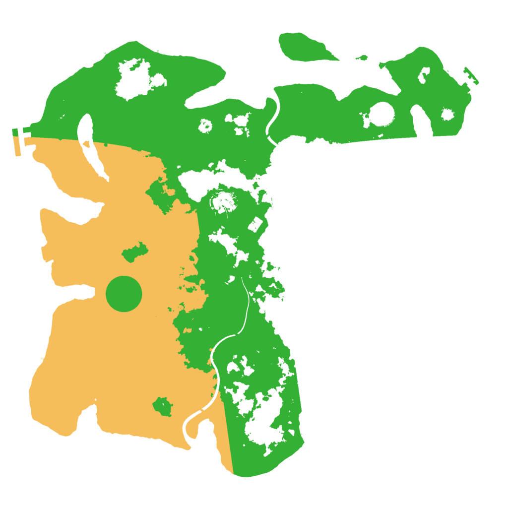 Biome Rust Map: Procedural Map, Size: 3700, Seed: 1259948430