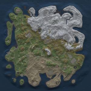 Thumbnail Rust Map: Procedural Map, Size: 4250, Seed: 926680376, 19 Monuments