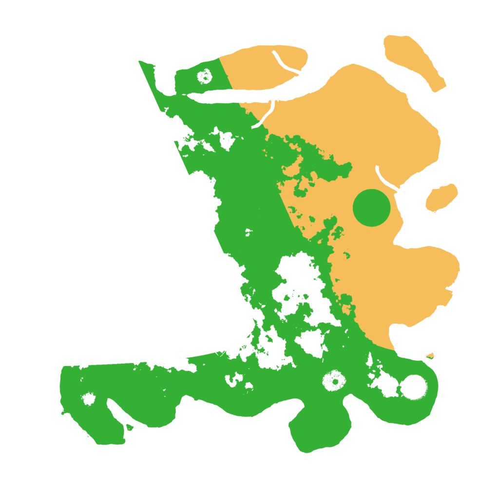 Biome Rust Map: Procedural Map, Size: 3500, Seed: 78349615