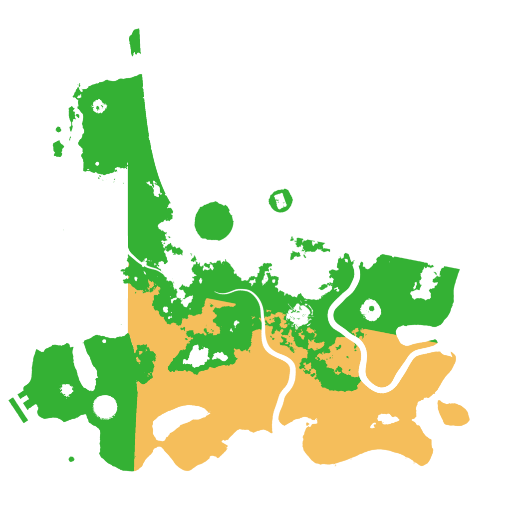 Biome Rust Map: Procedural Map, Size: 3750, Seed: 1141247460