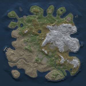 Thumbnail Rust Map: Procedural Map, Size: 3750, Seed: 1502480438, 15 Monuments