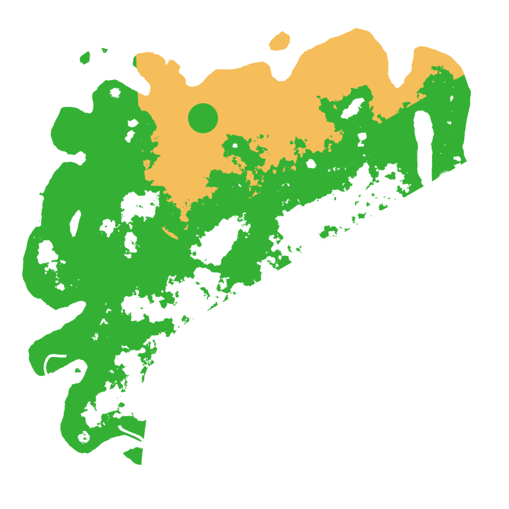 Biome Rust Map: Procedural Map, Size: 4500, Seed: 120525412