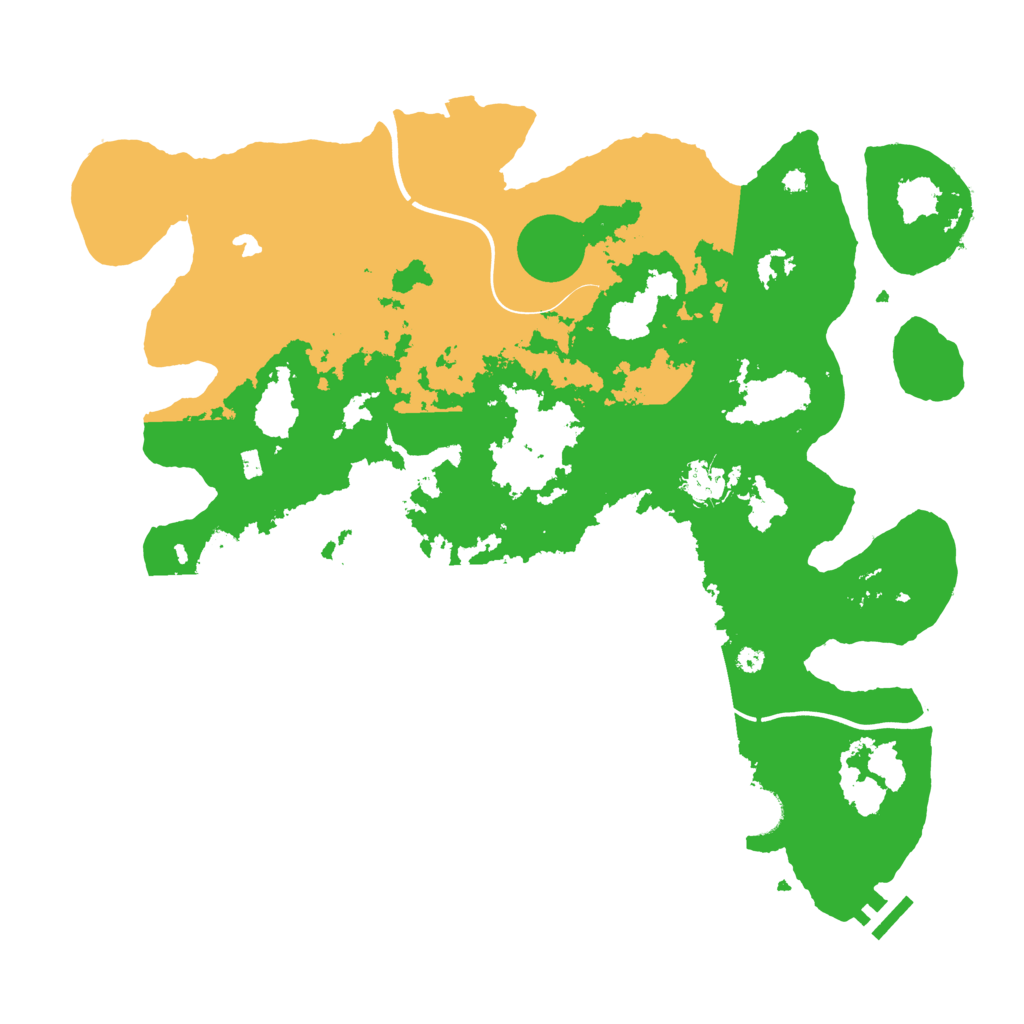 Biome Rust Map: Procedural Map, Size: 4000, Seed: 1449193291