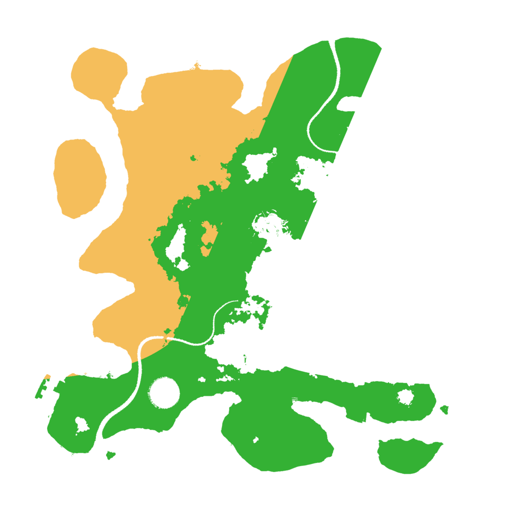 Biome Rust Map: Procedural Map, Size: 3000, Seed: 114008566