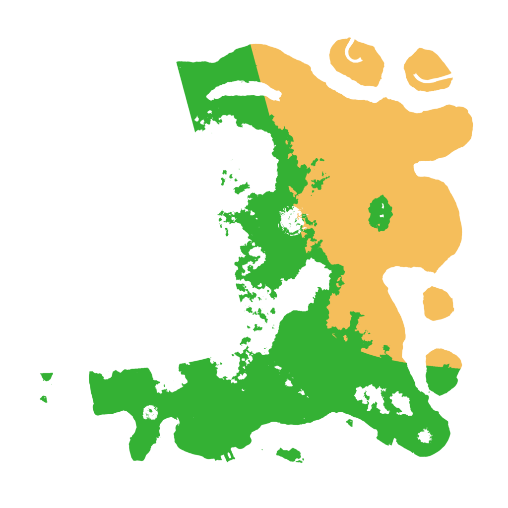 Biome Rust Map: Procedural Map, Size: 3500, Seed: 3253051