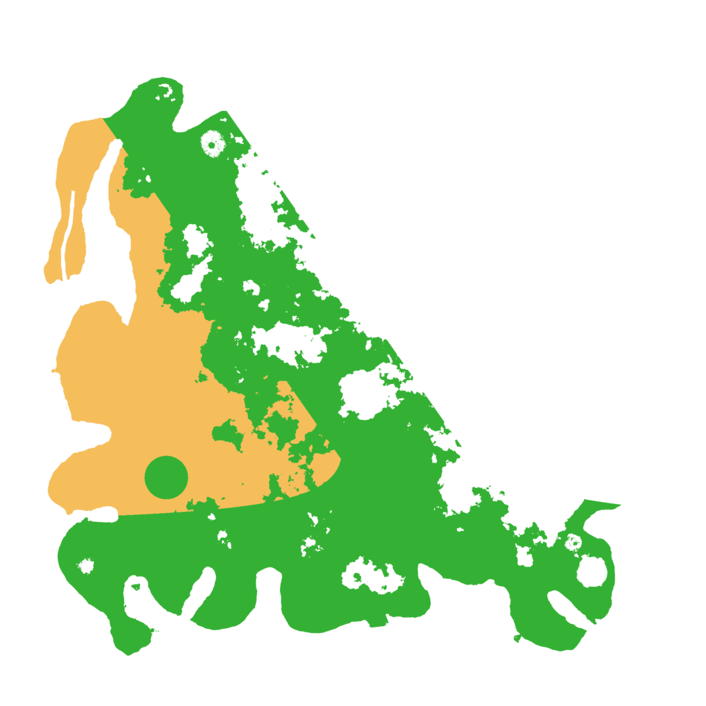 Biome Rust Map: Procedural Map, Size: 4300, Seed: 89486005