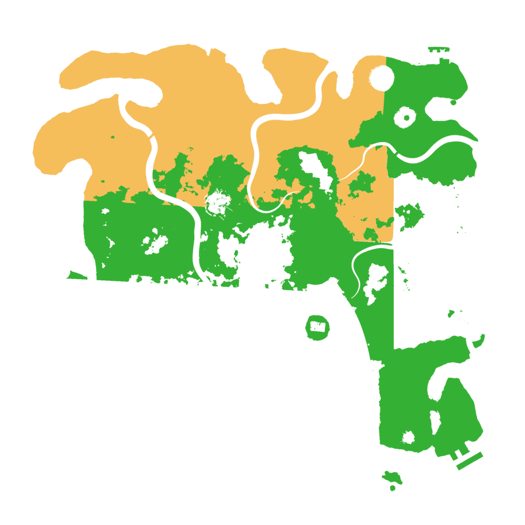 Biome Rust Map: Procedural Map, Size: 3750, Seed: 2896848