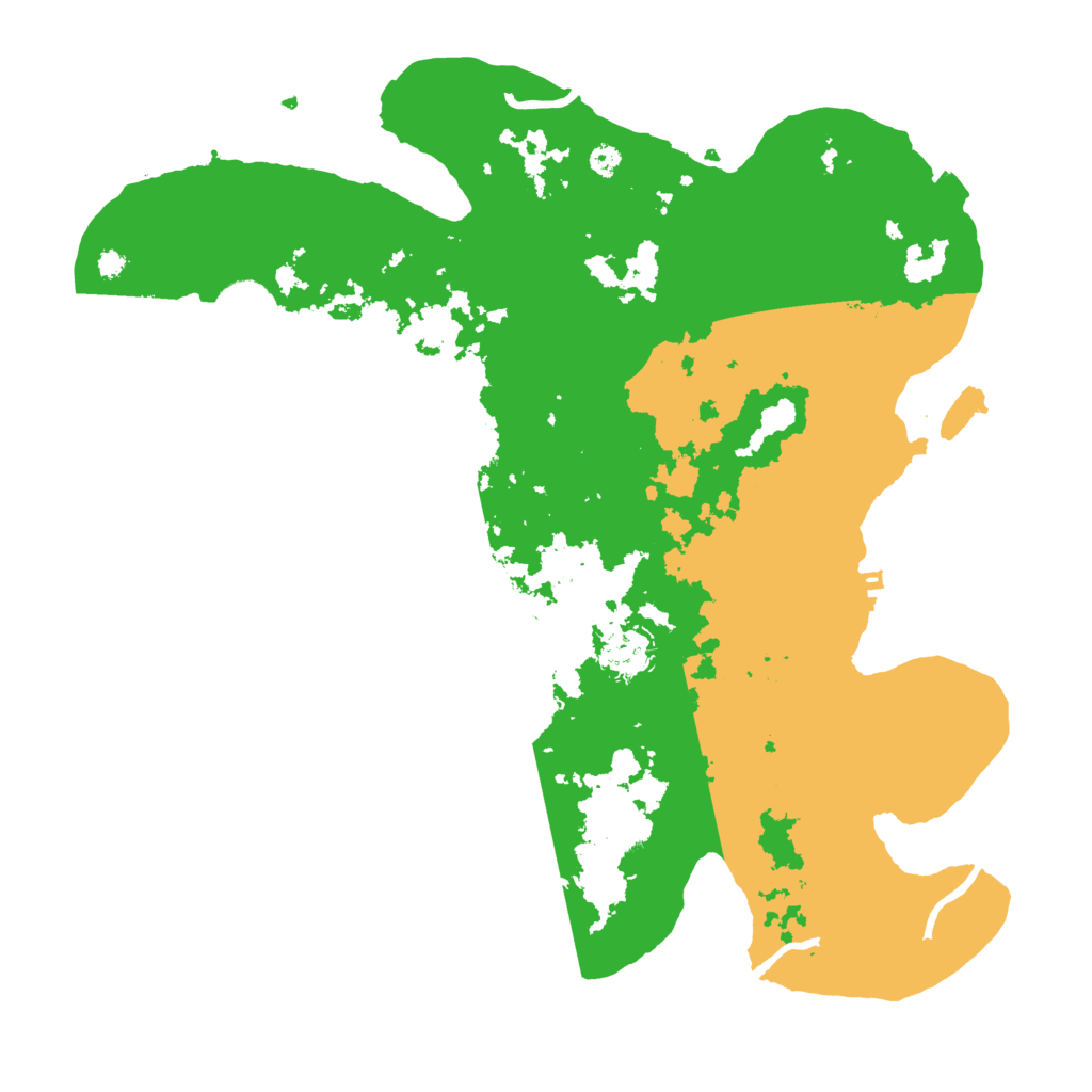 Biome Rust Map: Procedural Map, Size: 3650, Seed: 1209547