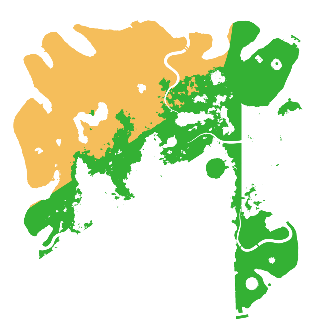 Biome Rust Map: Procedural Map, Size: 4500, Seed: 241875