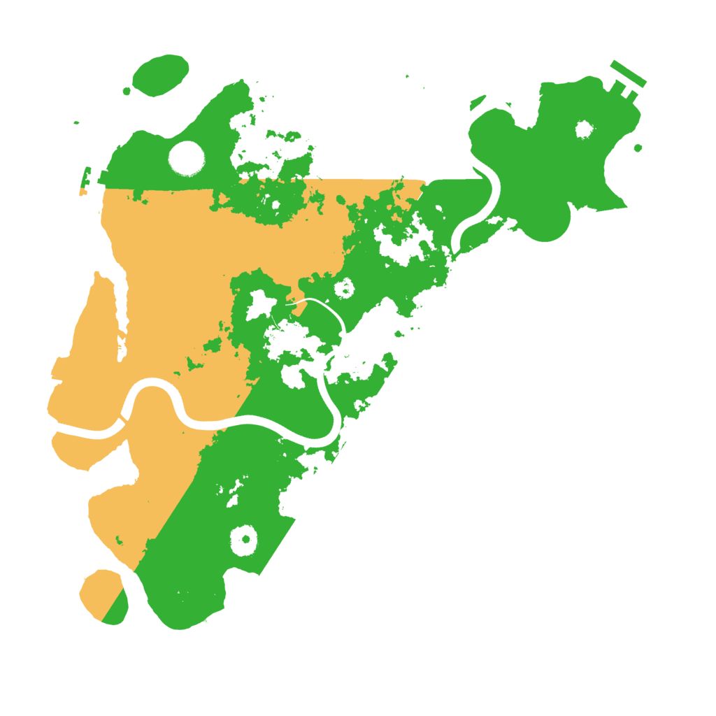 Biome Rust Map: Procedural Map, Size: 3650, Seed: 39835224