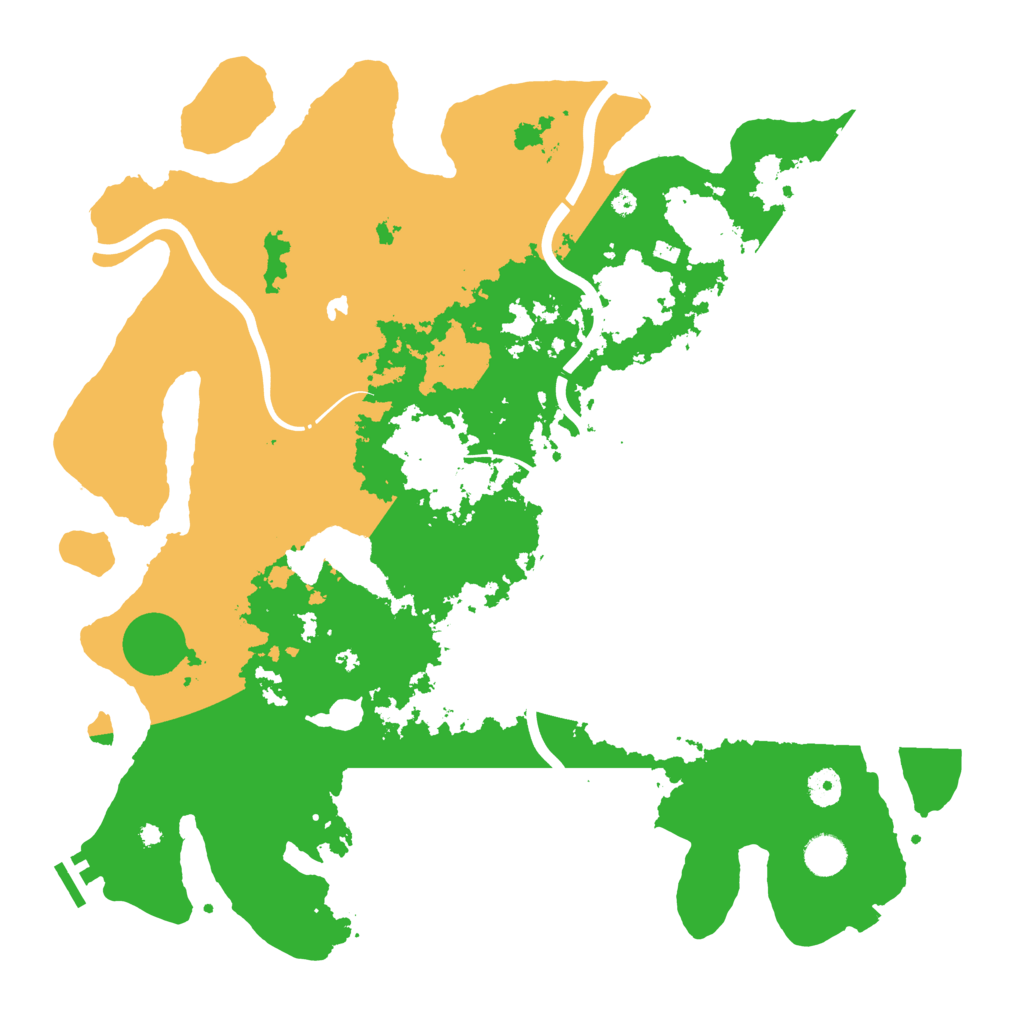 Biome Rust Map: Procedural Map, Size: 4300, Seed: 91253819