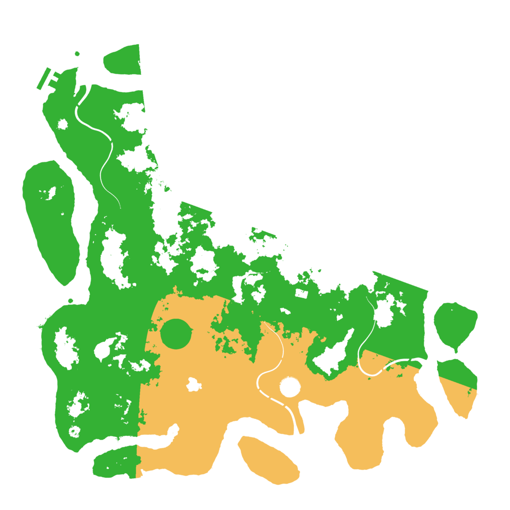 Biome Rust Map: Procedural Map, Size: 4400, Seed: 64361930