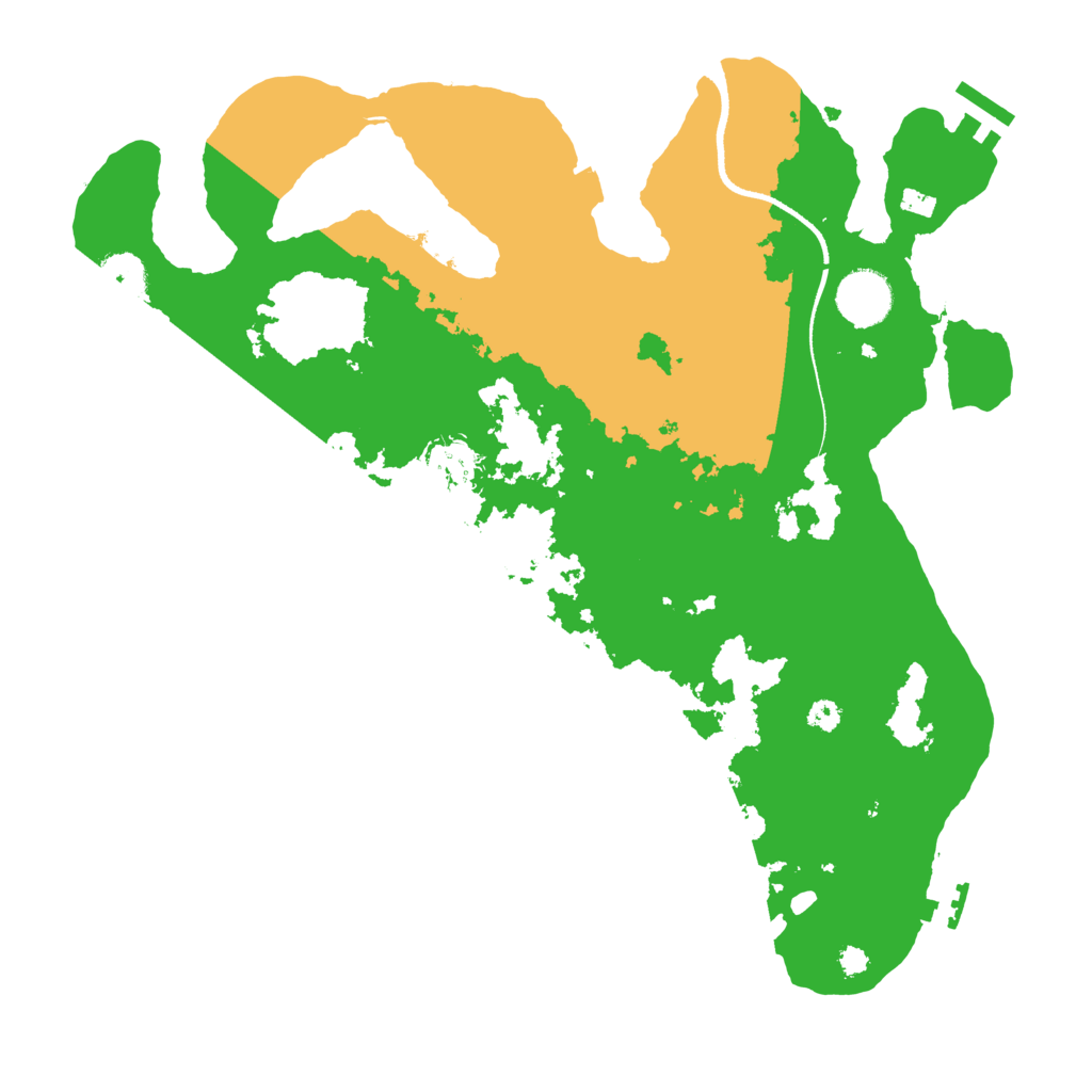 Biome Rust Map: Procedural Map, Size: 3450, Seed: 81557351