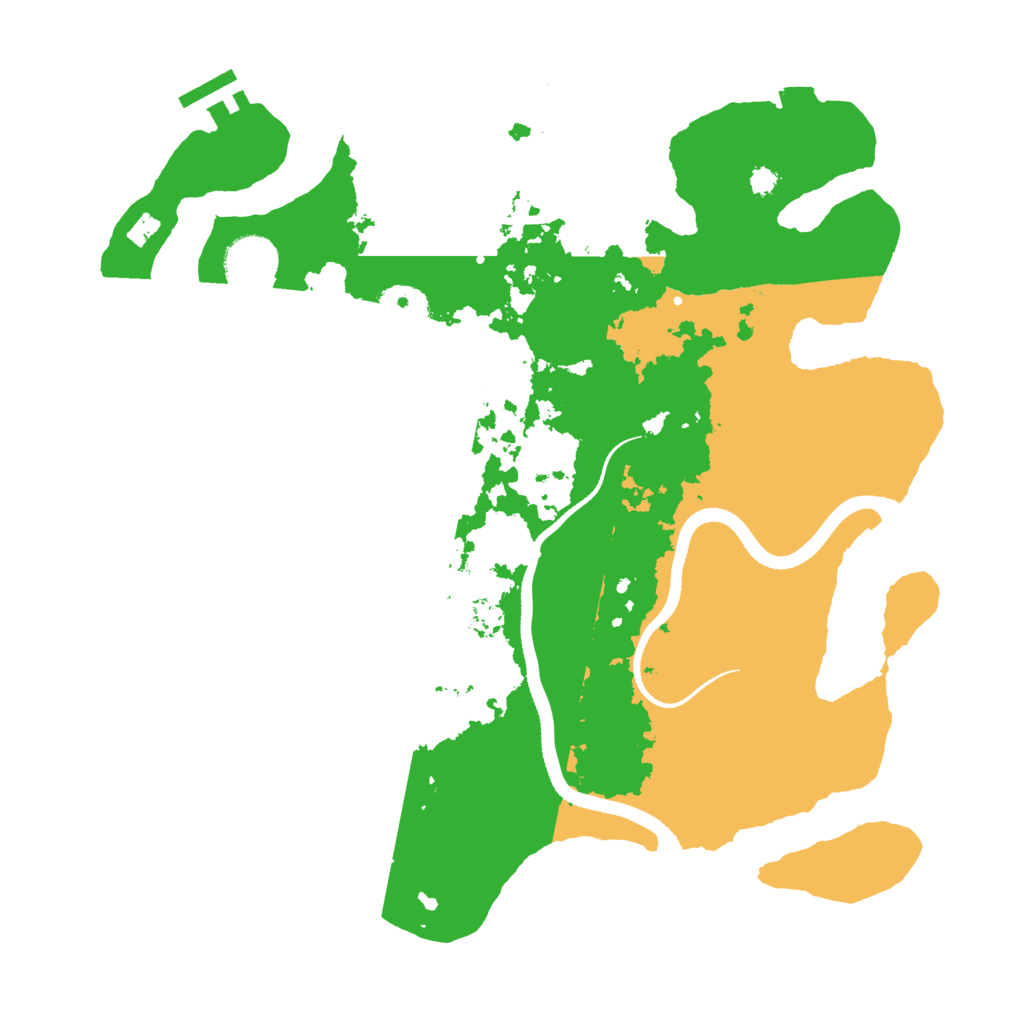 Biome Rust Map: Procedural Map, Size: 3400, Seed: 77100443