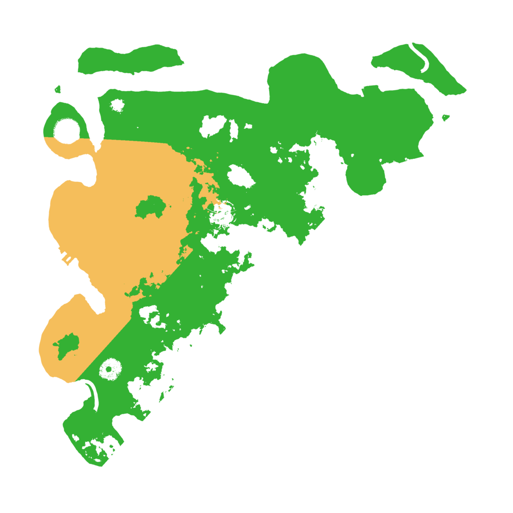 Biome Rust Map: Procedural Map, Size: 3550, Seed: 427469