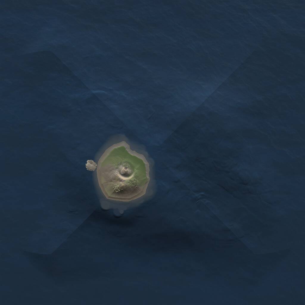 Rust Map: Procedural Map, Size: 1100, Seed: 987654, 1 Monuments