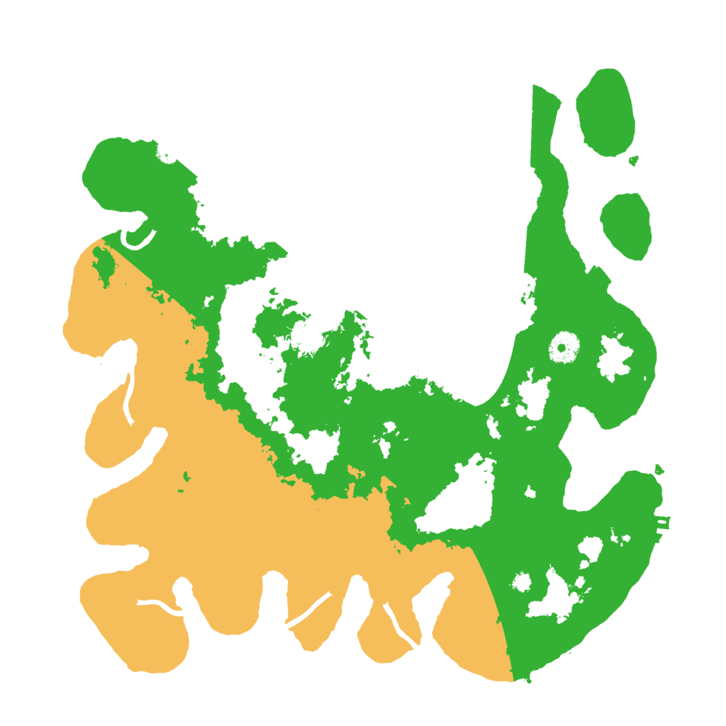 Biome Rust Map: Procedural Map, Size: 3500, Seed: 1982702386