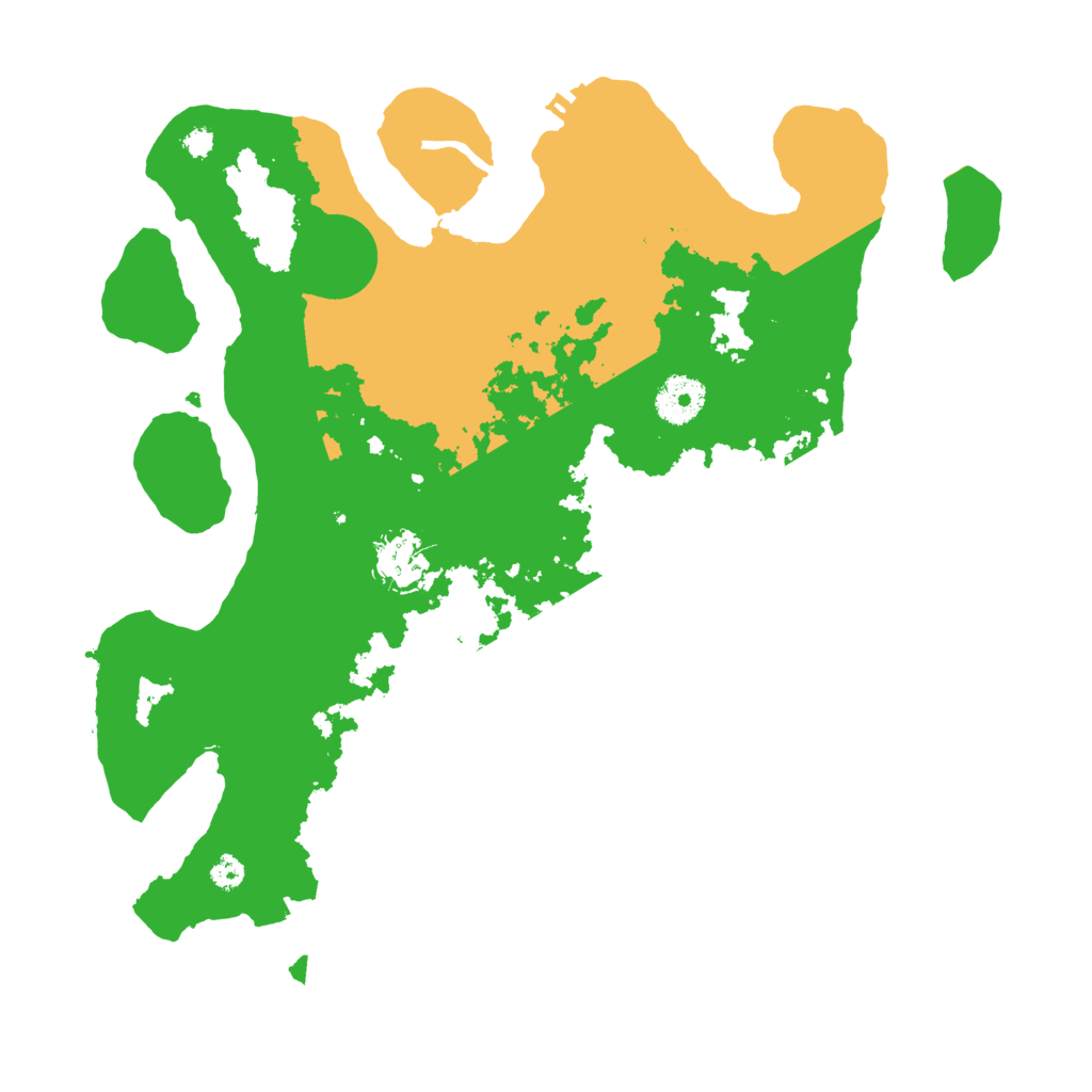 Biome Rust Map: Procedural Map, Size: 3400, Seed: 27518617