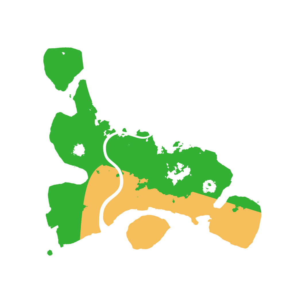 Biome Rust Map: Procedural Map, Size: 2207, Seed: 13825