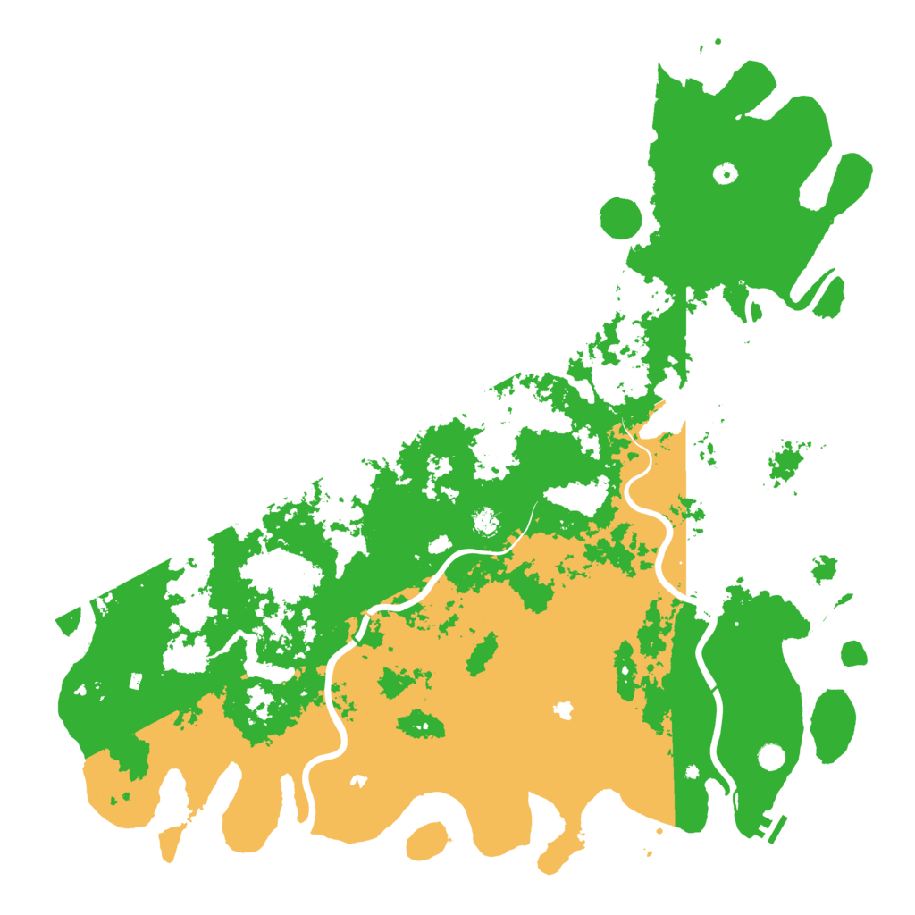 Biome Rust Map: Procedural Map, Size: 6000, Seed: 124363