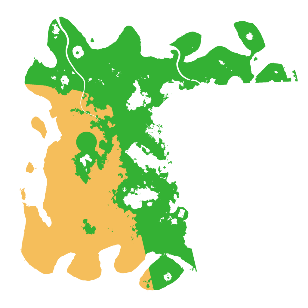 Biome Rust Map: Procedural Map, Size: 3950, Seed: 9539052