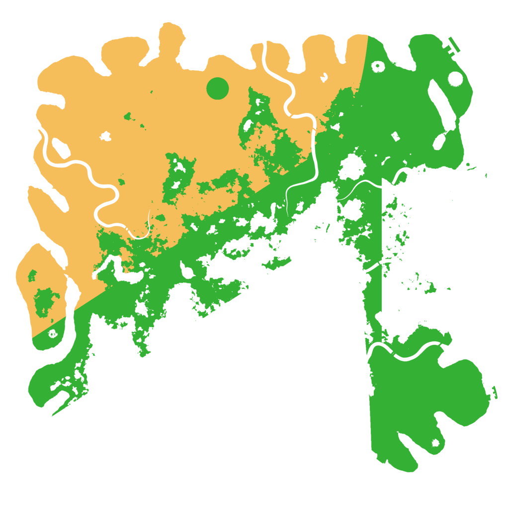 Biome Rust Map: Procedural Map, Size: 6000, Seed: 241875