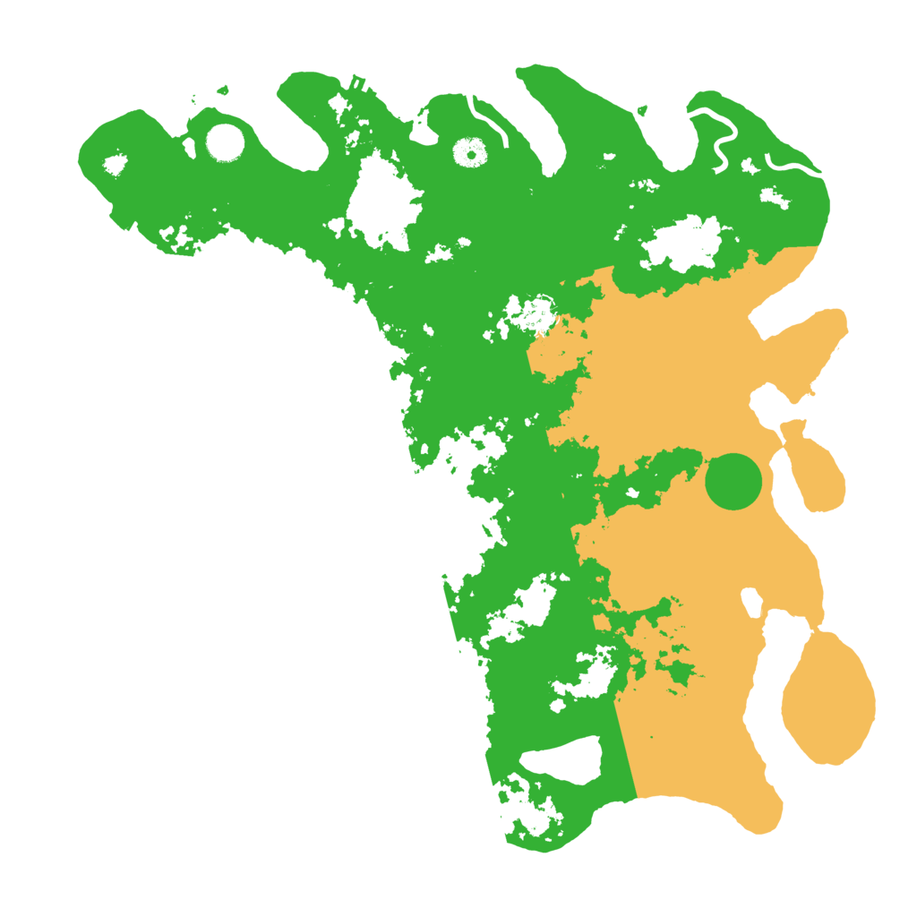 Biome Rust Map: Procedural Map, Size: 4250, Seed: 57630134
