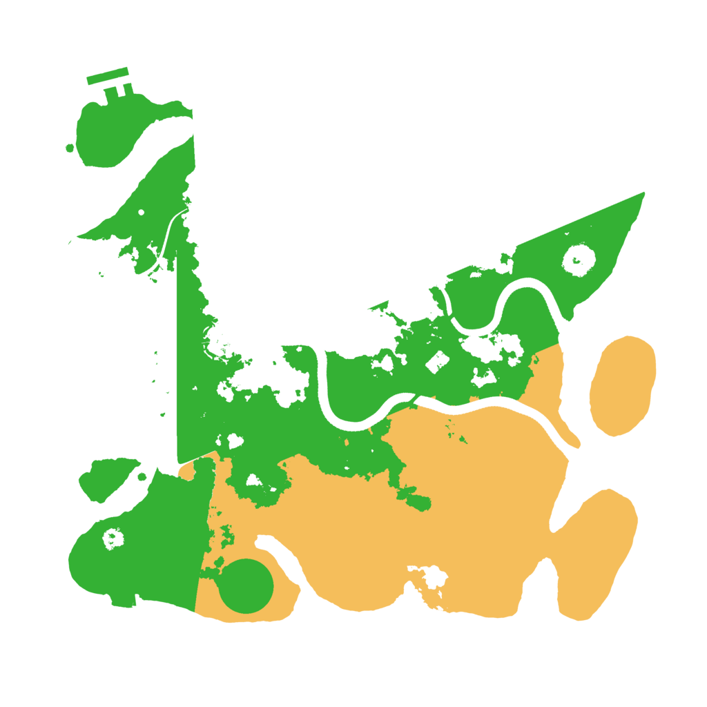 Biome Rust Map: Procedural Map, Size: 3400, Seed: 90012656