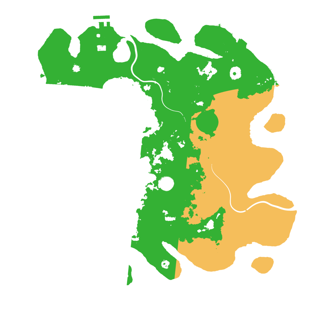 Biome Rust Map: Procedural Map, Size: 3800, Seed: 13974933