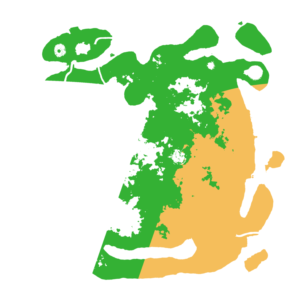 Biome Rust Map: Procedural Map, Size: 3650, Seed: 23784436