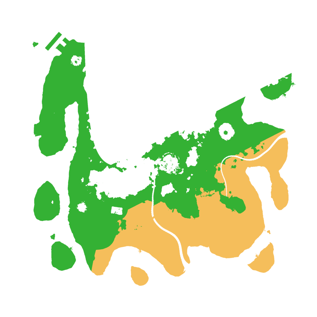 Biome Rust Map: Procedural Map, Size: 3000, Seed: 1346607897