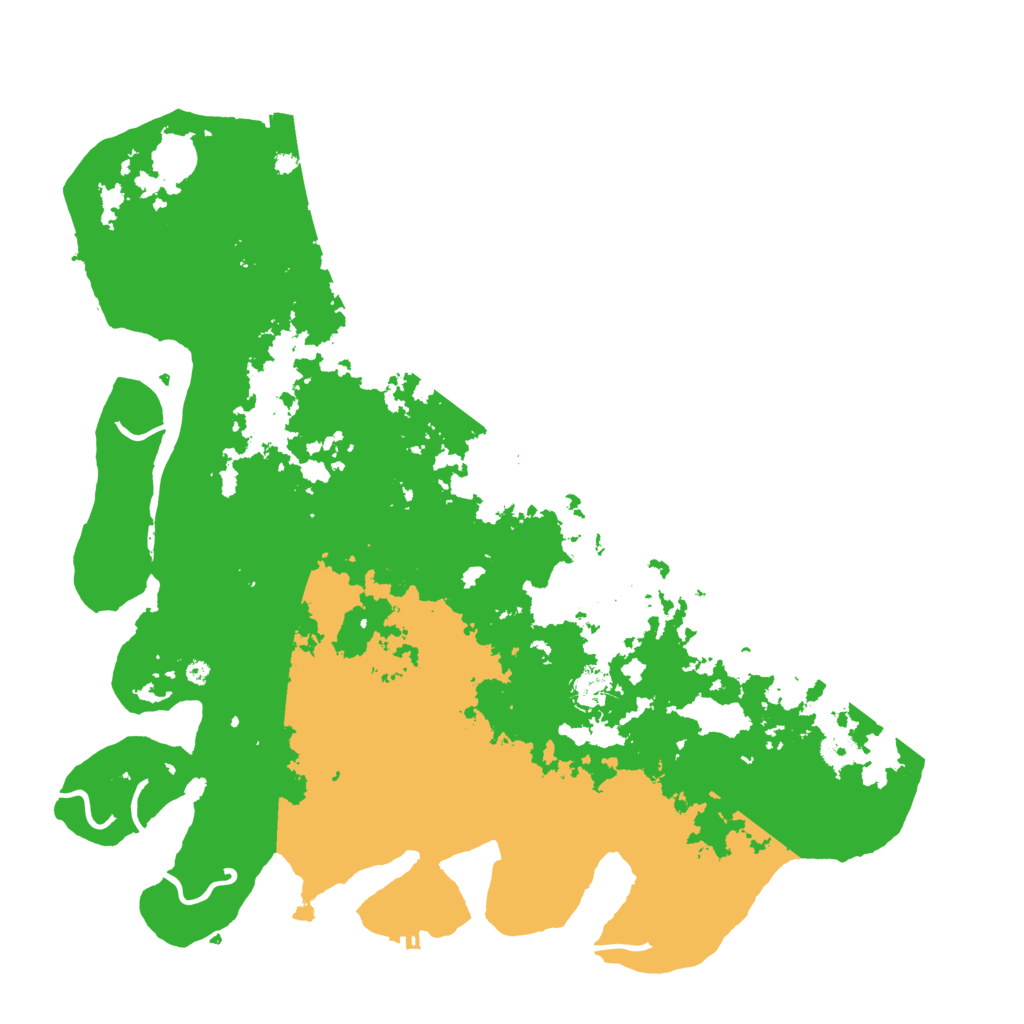 Biome Rust Map: Procedural Map, Size: 4400, Seed: 40707787