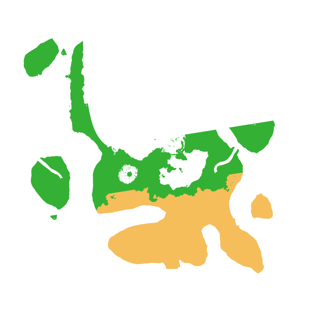 Biome Rust Map: Procedural Map, Size: 2500, Seed: 534431458